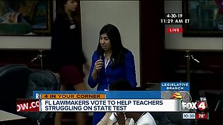 Florida lawmakers vote to help teachers struggling to pass state teacher exam