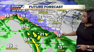 Friday's Milwaukee weather: Chance of isolated rain, snow showers