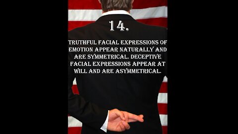 Deception Tip 14 - Symmetrical Expressions - How To Read Body Language