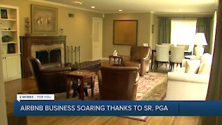 Airbnb business soars thanks to Senior PGA