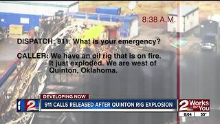 Quinton gas well explosion 911 calls released