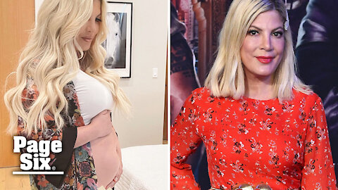 Tori Spelling blames the press for April Fools' pregnancy joke