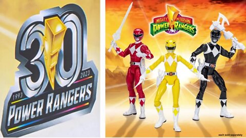 30th Anniversary Logo Revealed & New MMPR Toys Are Coming! Hasbro Is Getting Ready! #MMPR
