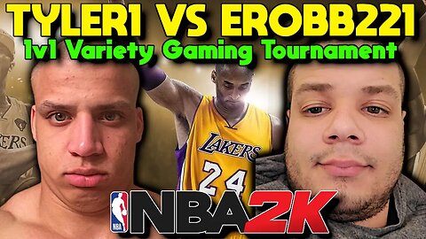 Tyler1 vs Erobb221 1v1 Variety Gaming Tournament #15 - NBA 2K