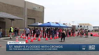 St. Mary's flooded with crowds