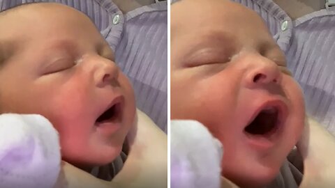 Newborn Baby Destined To Become An Opera Singer