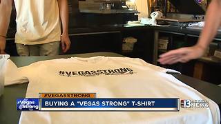 Company selling "Vegas Strong" t-shirts donating profits