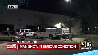 Man injured in south Phoenix shooting