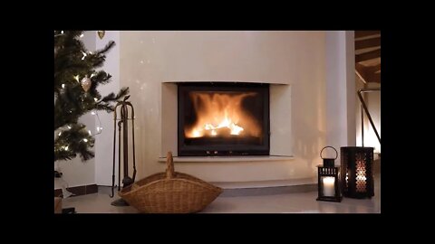 Cozy Gas Fireplace Burning Ambience Soothing Relaxing Sounds Study Sleep Relax