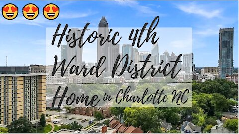 Historic 4th Ward District Home in Charlotte NC!