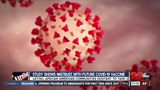 New report shows some minorities don't trust a proposed COVID-19 vaccine, Bakersfield leaders weigh in