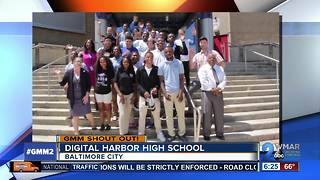 Good morning from students at Digital Harbor High School!