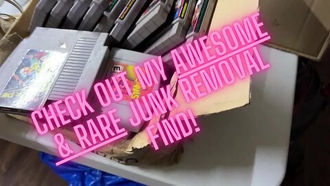 RARE Find doing Junk Removal! Check this out from 1979, PLUS A VINTAGE Game Collection!