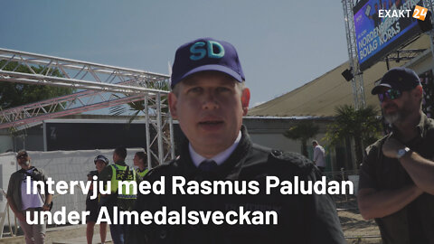Intervju med Rasmus Paludan under Almedalsveckan