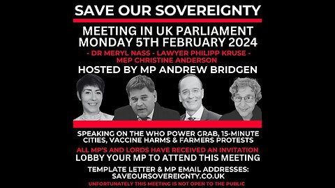 Andrew Bridgen MP's UK Parliament debate 05.02.2024 (+)