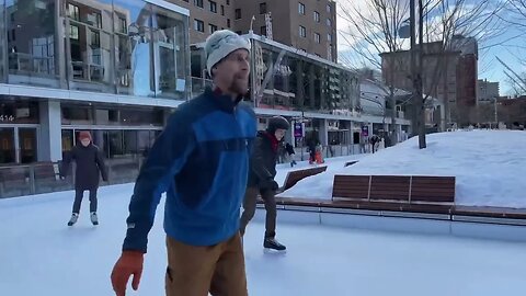 Montreal Daylight Outdoor Skating