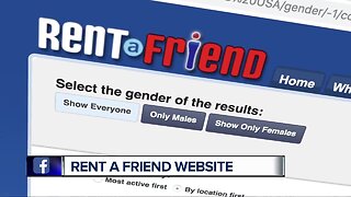 Feeling lonely? Website allows you to 'rent' a friend for the day