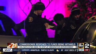 Baltimore police head expresses concern on Justice questions