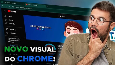 Como ATIVAR o NOVO VISUAL do GOOGLE CHROME 2023