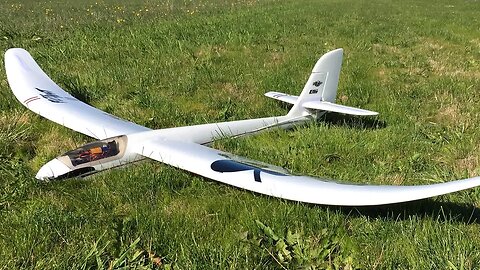 E-flite Night Radian RC Glider - Flite Test 2M Glow In The Dark Powered Sailplane Maiden Flight