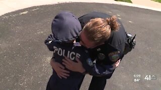 Gardner Police, Johnson County Sheriff honor 4-year-old