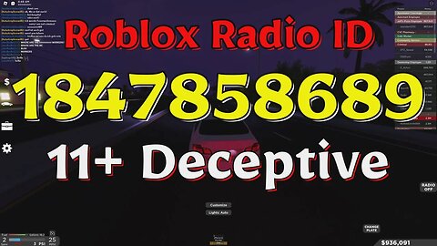 Deceptive Roblox Radio Codes/IDs