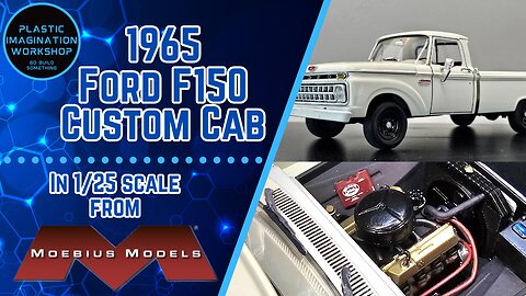 1965 Ford Custom Cab Style-side Pickup by Moebius Models - full build