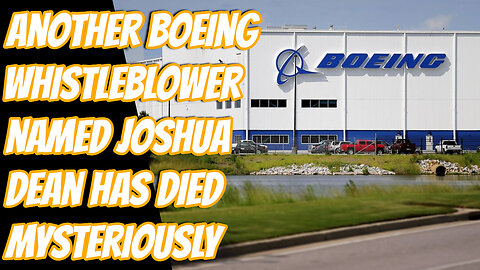 Another Boeing Whistle Blower Has Mysteriously Died Under Strange Circumstances
