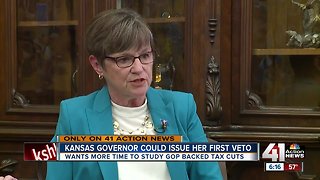 Gov. Kelly says tax cuts 'would be a U-turn' for Kansas