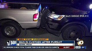 Reported stolen truck leads San Diego police on pursuit