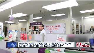 Vaping and e-cigarette products now accepted at Drug Take Back Day
