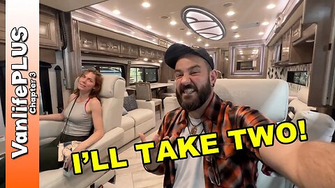 Vanlife to RV LIFE?! - This thing has 2 BATHROOMS! Realigned!