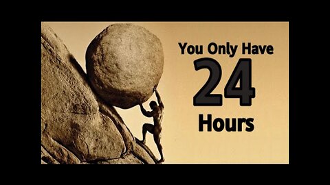 How do you use your 24 hours a day? (you won't believe the answer he gave)