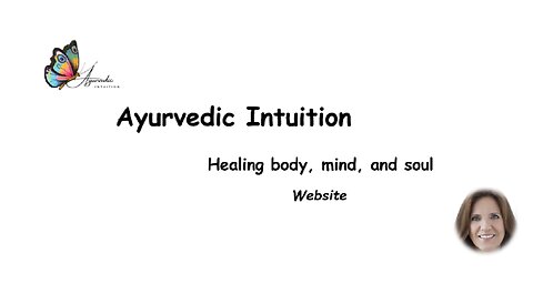 Ayurvedic Intuition - Website intro