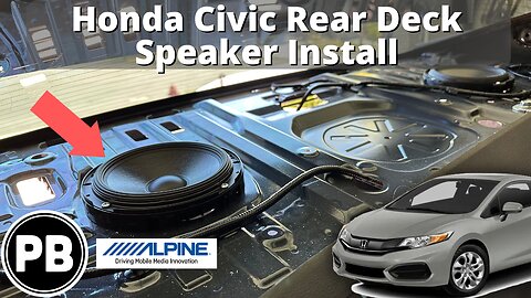 2015 - 2021 Honda Civic Rear Deck Speaker Install