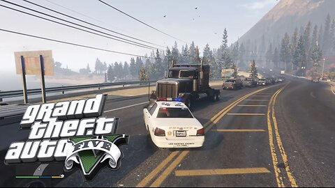GTA 5 Crazy Police Pursuit Driving Police car Ultimate Simulator chase #26