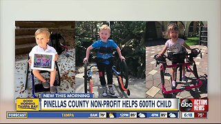 Pinellas County nonprofit, Wheelchairs 4 Kids, reaches milestone by helping their 600th child