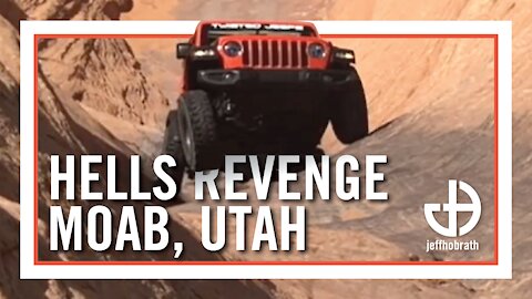 Hell’s Revenge, Hell’s Gate, Moab Utah, in a 2019 Jeep Rubicon JLU