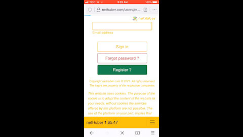 How to Made Account in netHuber Platform