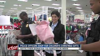 St. Pete police officers take kids in need Christmas shopping