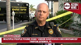 Three people, three dogs killed inside Tarpon Springs home | Press Conference