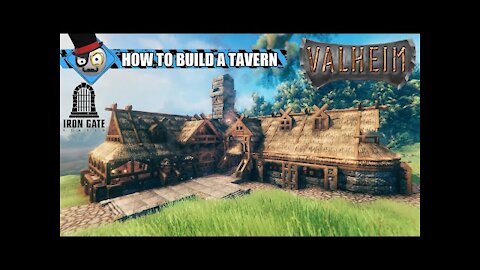 Valheim - How to Build a Viking House - Tavern Base Building