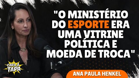ANA PAULA HENKEL COMEMOROU O FIM DO MINISTÉRIO DO ESPORTE