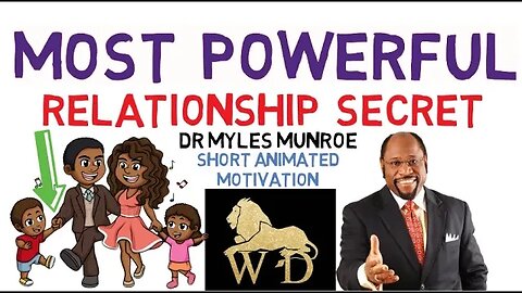 😱😱FORGET IT, LOVE WON'T DO IT - THIS IS WHAT YOU REALLY NEED - DR MYLES MUNROE