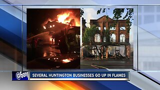 Man charged with arson after Huntington businesses go up in flames