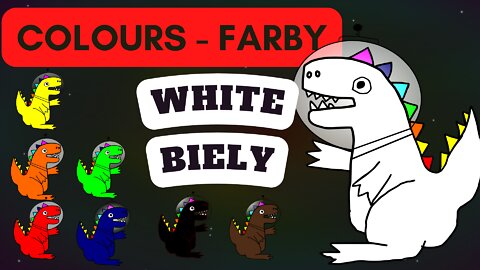 Learn colours | Učíme sa farby | učíme sa anglicky | learn english | SafireDream | dinosaur T-Rex