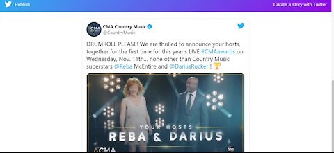 Reba McEntire and Darius Rucker host the CMA awards