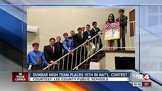Dunbar High School team competes in national tournament in Las Vegas