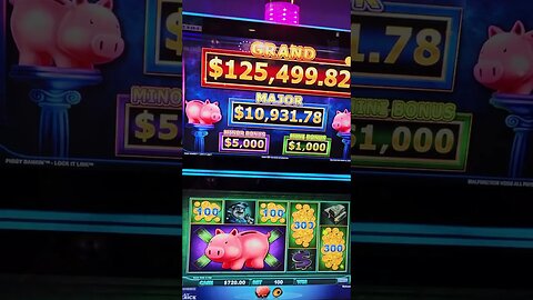 THE PIGGIES GAVE ME A BIG JACKPOT!