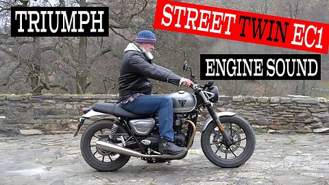 Triumph Street Twin EC1 SOUND! Hear the Modern Classic 900cc Bonneville Riding! A joy to the ears!